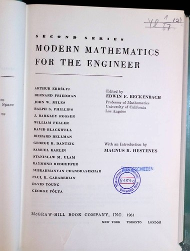 Modern mathematics for the - for,