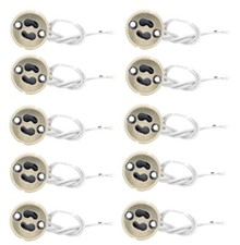 10x GU10 Fassungen Keramik Sockel Halogen LED Lampen Fassung