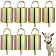8 Pcs Ziegenglocke Hängeglocke Für Rinder Und Schafe Cattlebell Hängende