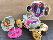 Polly Pocket- Bluebird- 1999 Disney Cinderella Royal Carriage- Kürbiskutsche