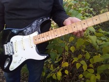 squire stratocaster guitar
