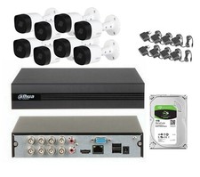 Set DAHUA 8 Kameras 5 Mp, XVR