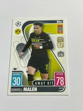 Topps Match Attax EXTRA CL 2021/22 Away Kit AK20 BVB Dortmund Donyell Malen