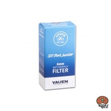 Dr. Perl Junior Aktivkohle Pfeifenfilter 6mm, Schachtel à 30 Stück