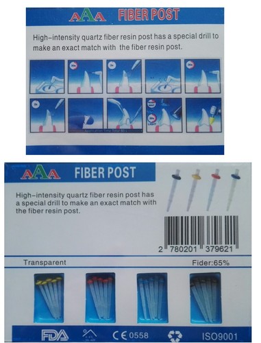 Box dental fiber set - fiber,