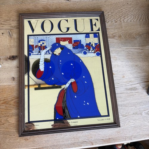 Vogue vintage gerahmter - vintage,
