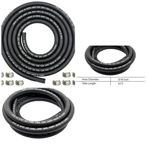 Kraftstoffleitung 8mm sae - kraftstoffleitung, 2.4m