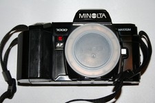 Minolta maxxum 7000 AF analoge Spiegelreflexkamera SLR Body plus Objektiv