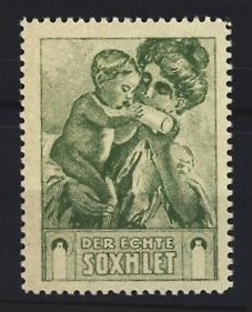 Reklamemarke der echte - reklamemarke,