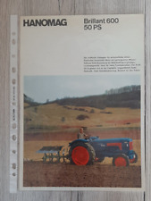 Original Hanomag Prospekt Brillant 600/ 50PS