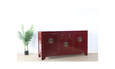 chinesische Kommode Sideboard 6 Türen 2 Schubla purpurrot RAL3004 #M-SID-A13P