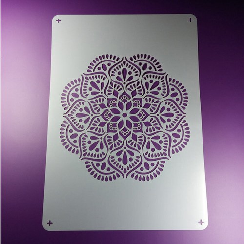Schablone mandala oriental - a4,