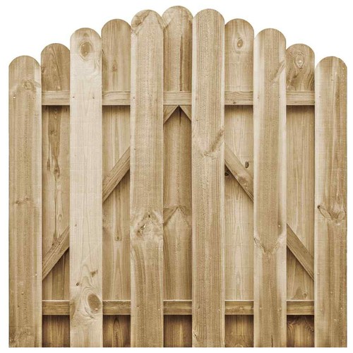 Holz gartentor imprägniertes - holz,