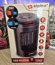 NEU Alpina 2in1 Heizlüfter Kühler Heizung Elektroheizung Klima Lüfter Ventilator