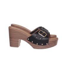 Clogs, Größe: 41, Schwarz/Braun, Damen #Tvx