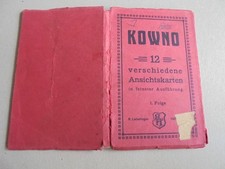 10x AK Karte Postkarte Ansichtskarte antik Kowno Leporello 12 Ansichtskarten