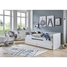 Gästebett Kojenbett Spielebett Multifunktionsbett RONNY weiss 90x200cm  NEU