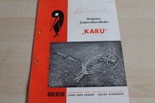 144271) Rabewerk Zuckerrüben-Roder - KARÜ - Prospekt 09/1952