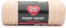 Red heart super saver brushed - red,