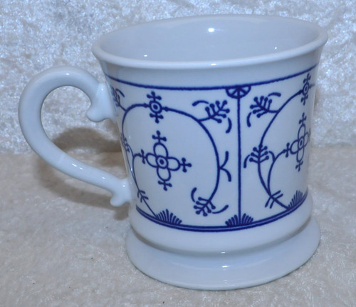 Kaffeepott blau weiß - -,