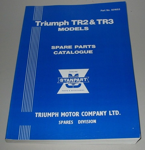 Ersatzteilkatalog triumph tr2 - ersatzteilkatalog,