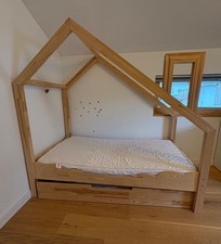Kinderbett LINA 90x160 (mit Schublade für weitere Schlaf-Fläche), NP 650 EUR