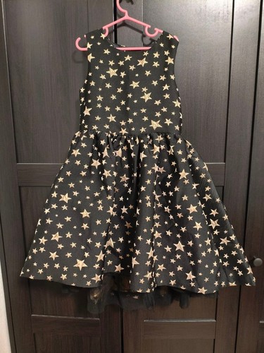 Kleid 122 schwarz - kleid, gr