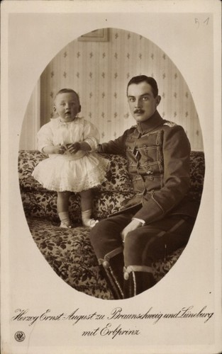 Herzog ernst august von - ak,