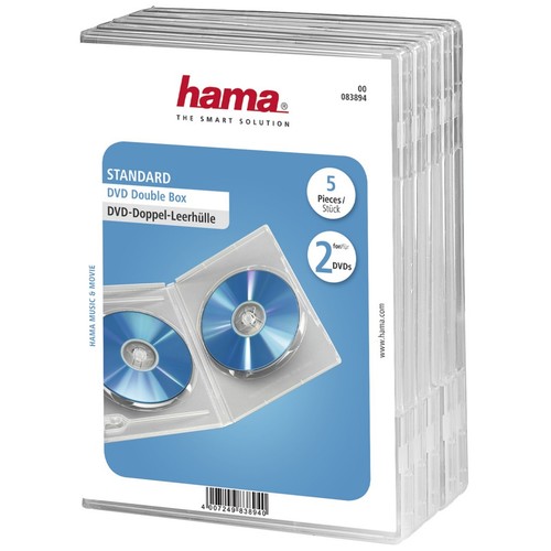 Hama dvd doppel leerhüllen - hama, dvd-doppel-leerhüllen