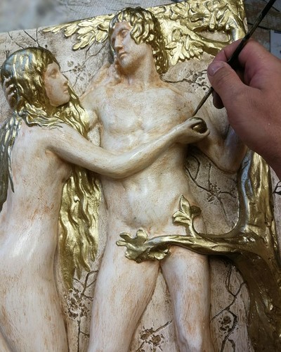 Gold adam und - und, groß