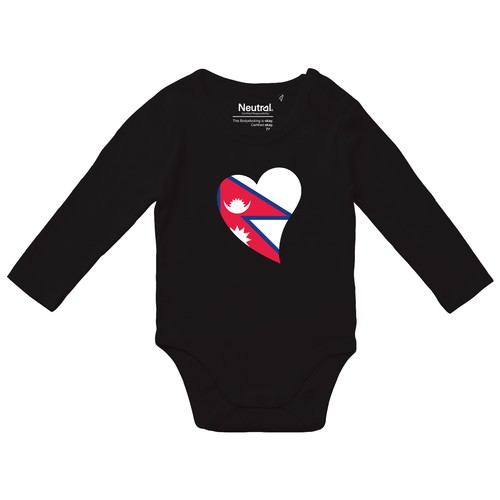 Baby body nepal - nepal, herz