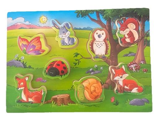 Steckpuzzle kleinkind tiere - steckpuzzle,