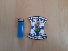 TSV 1860 München Aufnäher Patch 40 Jahre Löwenfreunde Mergelstetten gestickt Rar