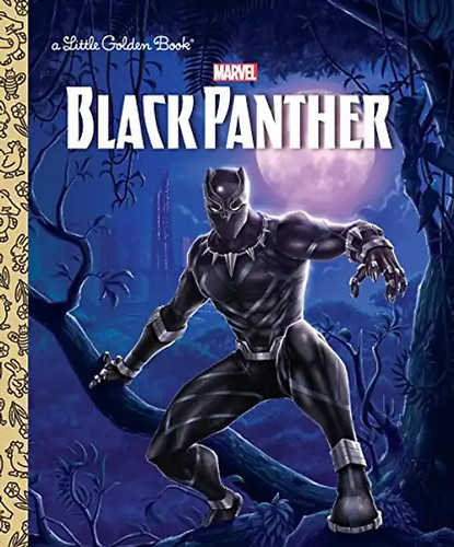 Black panther little - little, golden