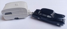 Wiking PKW, Mercedes 300 mit Wohnwagen, neu