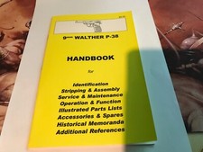 Walther P-38, 9mm, Handbook