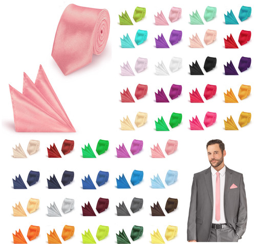 Krawatte einstecktuch set - krawatte, +