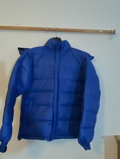 Daunenjacke von Mteverest Garments, XL, abnehmbare Kapuze, Glanznylon