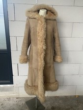 Vintage Pelz langer Mantel