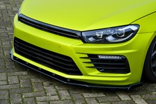 Sonderaktion V2 Frontspoiler mit Wing aus ABS für VW Scirocco R Facelift ABE