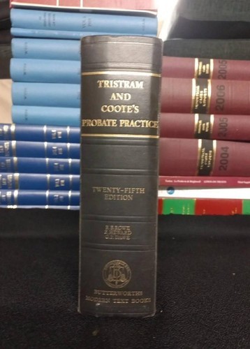 Tristtram and coot probate - and,