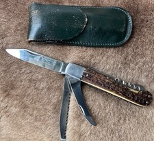 Taschenmesser Jagdmesser GML Leegebruch 4 teilig DDR