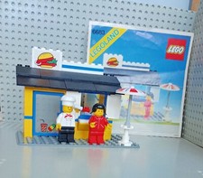 Lego Legoland City 6683 /1983 Vintage Hamburger Stand kpl. mit OBA