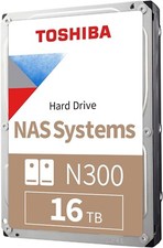 Toshiba N300 16TB NAS HDD 512MB Cache – Zuverlässiger Speicher für RAID & NAS Systeme