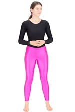 Damen wetlook leggings - wetlook,