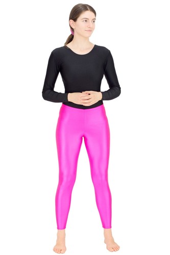 Damen wetlook leggings stretch - damen,