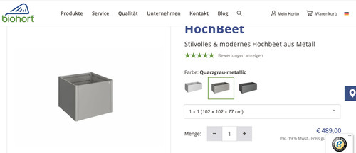 Set biohort hochbeet - biohort,