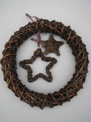 Rattan türkranz wandkranz - türkranz,