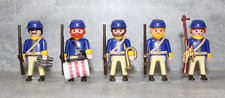 playmobil 5 x  nordstaatler soldat custom  zu acw csa western cowboy