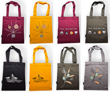 Baumwoll Stofftasche mit verschiedenen Motiven – Bunte Einkaufstasche